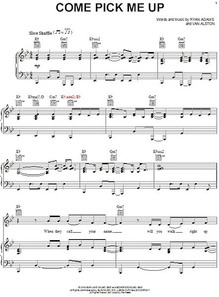 open zoom image for Come Pick Me Up - Piano/Vocal/Guitar, New, Main