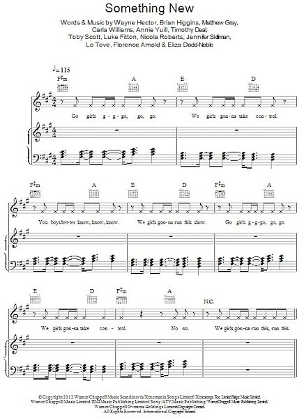 open zoom image for Something New - Piano/Vocal/Guitar, New, Main