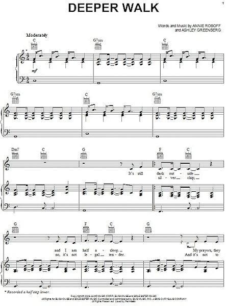 open zoom image for Deeper Walk - Piano/Vocal/Guitar, New, Main