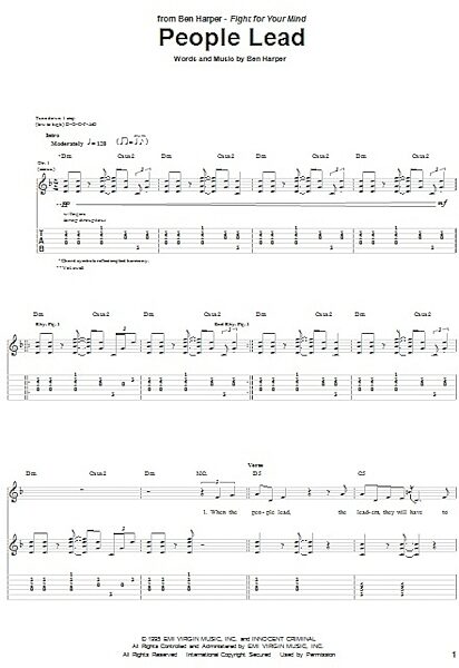 open zoom image for People Lead - Guitar TAB, New, Main