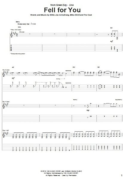 open zoom image for Fell For You - Guitar TAB, New, Main