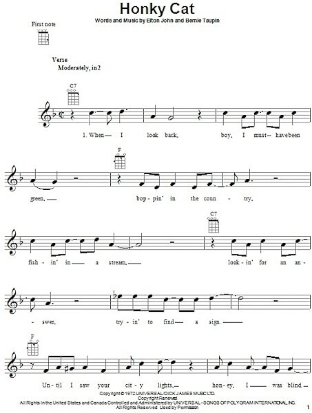 open zoom image for Honky Cat - Ukulele, New, Main
