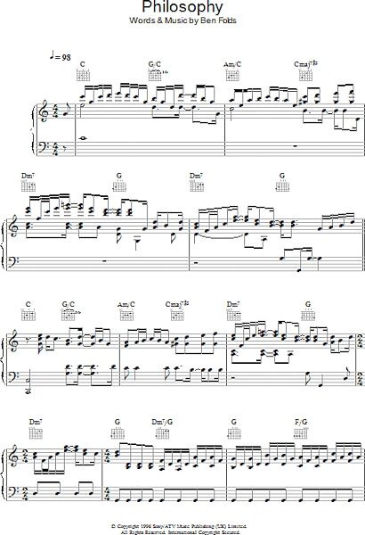open zoom image for Philosophy - Piano/Vocal/Guitar, New, Main