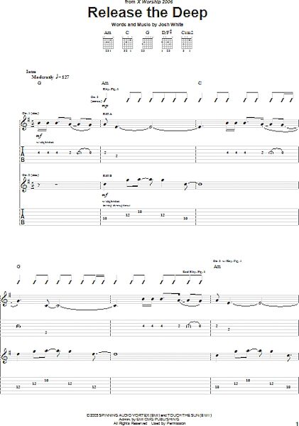 open zoom image for Release The Deep - Guitar TAB, New, Main