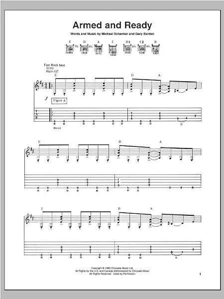 open zoom image for Armed And Ready - Guitar TAB, New, Main