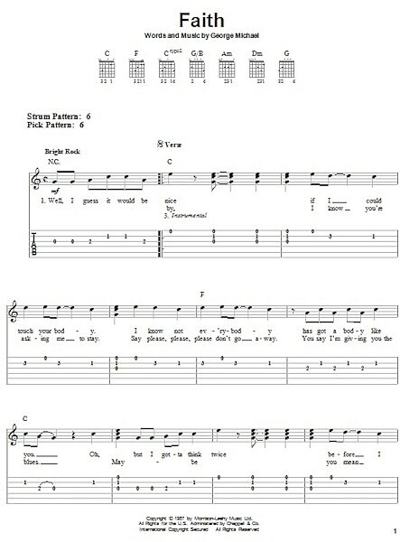 open zoom image for Faith - Easy Guitar with TAB, New, Main