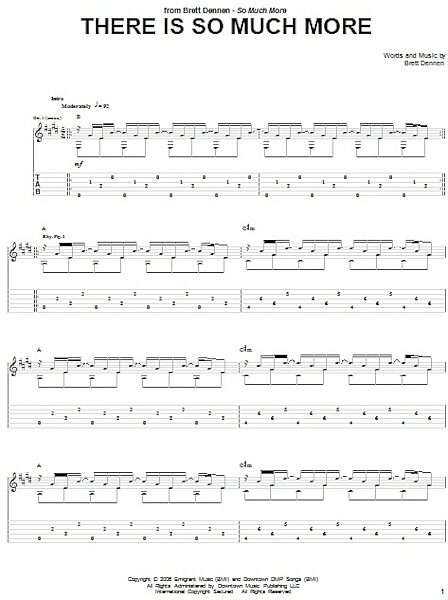 open zoom image for There Is So Much More - Guitar TAB, New, Main