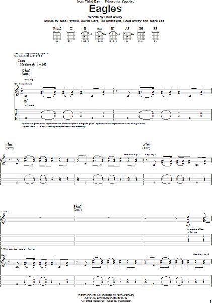 open zoom image for Eagles - Guitar TAB, New, Main