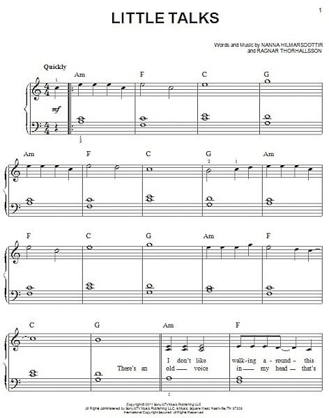 open zoom image for Little Talks - Easy Piano, New, Main