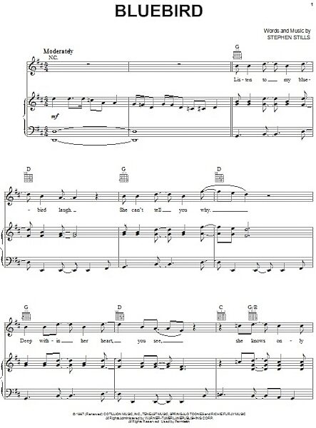 open zoom image for Bluebird - Piano/Vocal/Guitar, New, Main