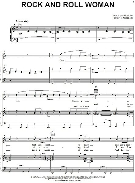 open zoom image for Rock And Roll Woman - Piano/Vocal/Guitar, New, Main