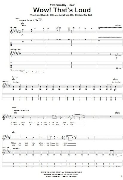 open zoom image for Wow! That's Loud - Guitar TAB, New, Main