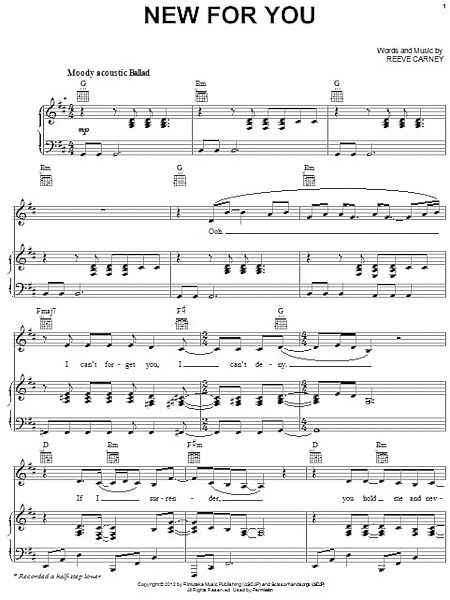 open zoom image for New For You - Piano/Vocal/Guitar, New, Main
