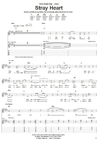 open zoom image for Stray Heart - Guitar TAB, New, Main
