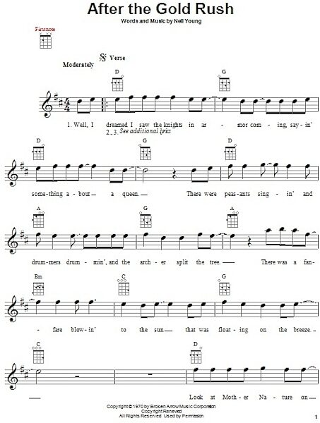 open zoom image for After The Gold Rush - Ukulele, New, Main