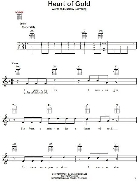 open zoom image for Heart Of Gold - Ukulele, New, Main