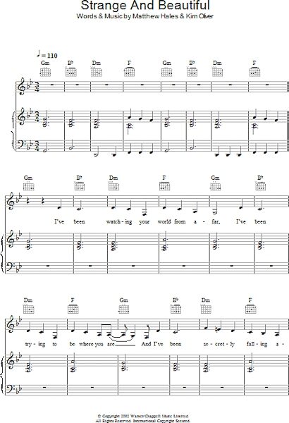 open zoom image for Strange And Beautiful - Piano/Vocal/Guitar, New, Main