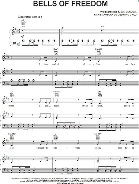 open zoom image for Bells Of Freedom - Piano/Vocal/Guitar, New, Main