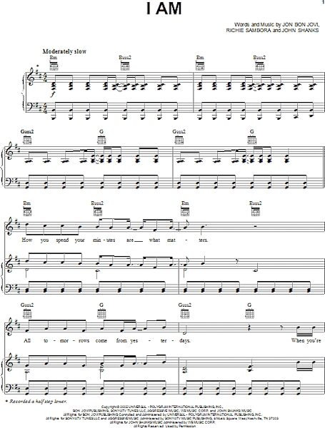 open zoom image for I Am - Piano/Vocal/Guitar, New, Main