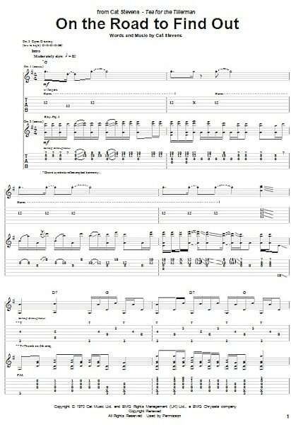 open zoom image for On The Road To Find Out - Guitar TAB, New, Main