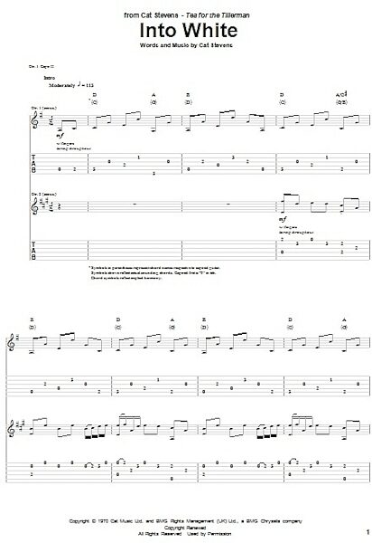 open zoom image for Into White - Guitar TAB, New, Main