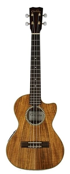 open zoom image for Cordoba 25TKCE Tenor Acoustic-Electric Ukulele with Gig Bag, Main