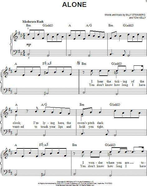 open zoom image for Alone - Easy Piano, New, Main