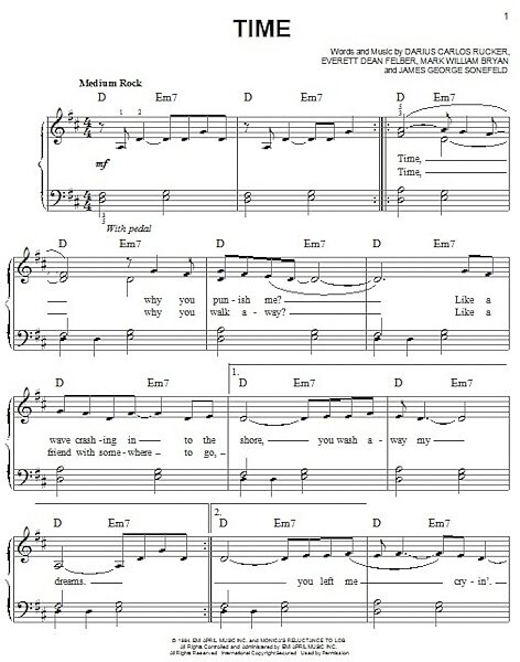 open zoom image for Time - Easy Piano, New, Main