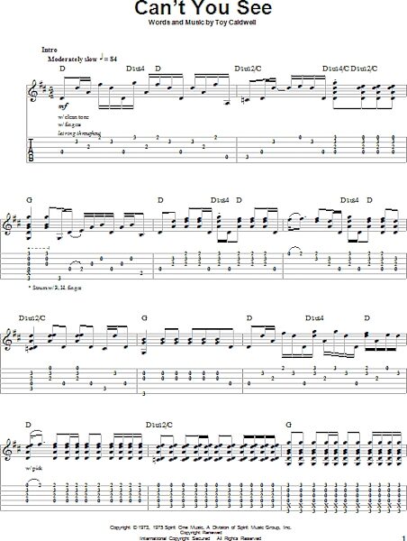 open zoom image for Can't You See - Guitar Tab Play-Along, New, Main