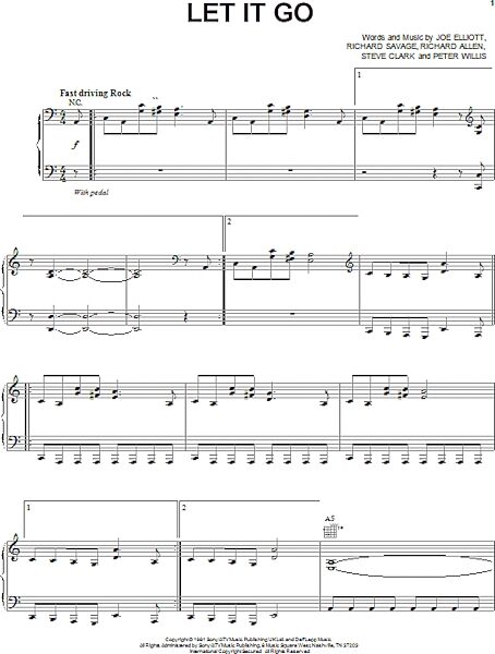 open zoom image for Let It Go - Piano/Vocal/Guitar, New, Main