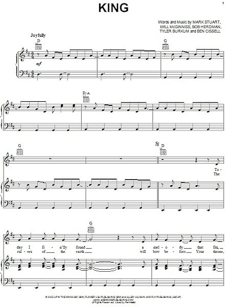 open zoom image for King - Piano/Vocal/Guitar, New, Main