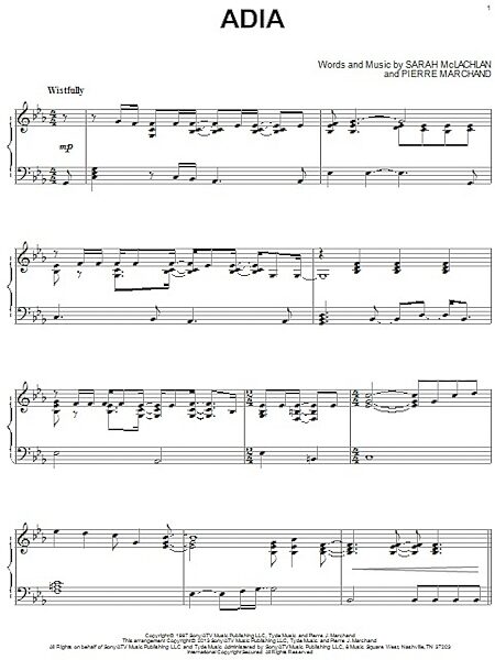 open zoom image for Adia - Piano Solo, New, Main