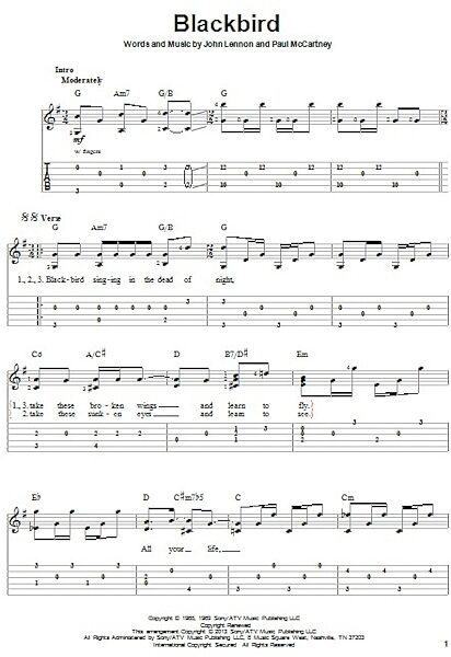 open zoom image for Blackbird - Solo Guitar, New, Main