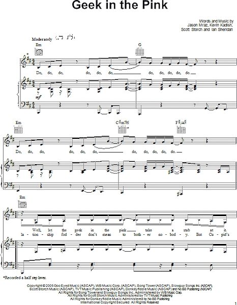 open zoom image for Geek In The Pink - Piano/Vocal/Guitar, New, Main