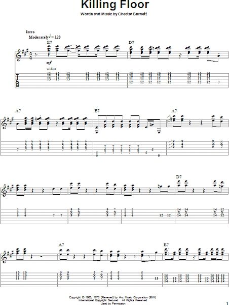 open zoom image for Killing Floor - Guitar Tab Play-Along, New, Main