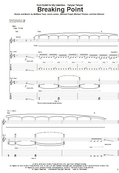 open zoom image for Breaking Point - Guitar TAB, New, Main