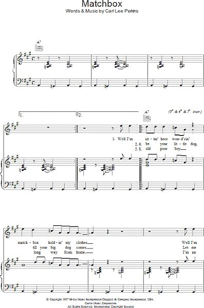 open zoom image for Matchbox - Piano/Vocal/Guitar, New, Main
