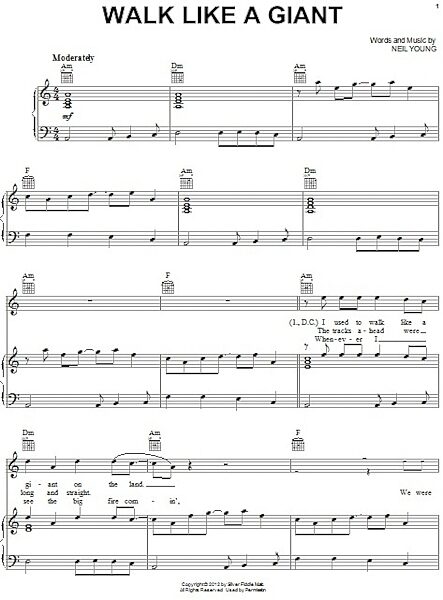 open zoom image for Walk Like A Giant - Piano/Vocal/Guitar, New, Main