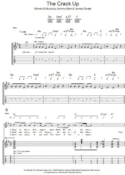 open zoom image for The Crack Up - Guitar TAB, New, Main
