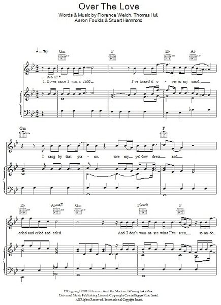 open zoom image for Over The Love - Piano/Vocal/Guitar, New, Main