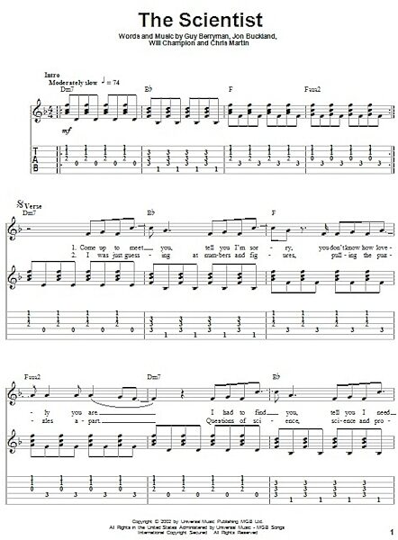 open zoom image for The Scientist - Solo Guitar, New, Main
