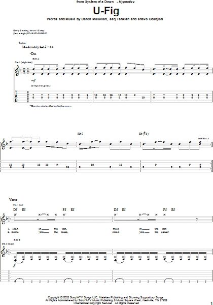 open zoom image for U-Fig - Guitar TAB, New, Main