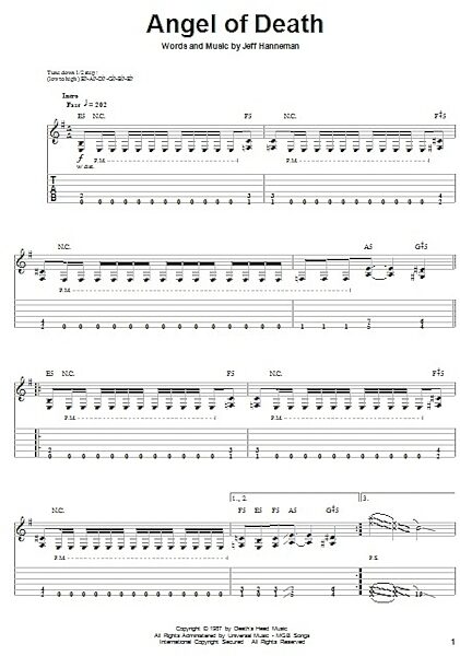 open zoom image for Angel Of Death - Guitar Tab Play-Along, New, Main