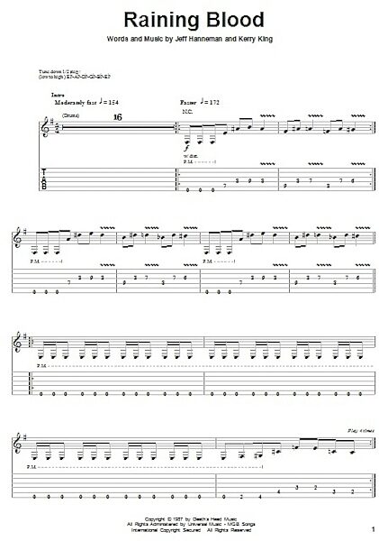 open zoom image for Raining Blood - Guitar Tab Play-Along, New, Main