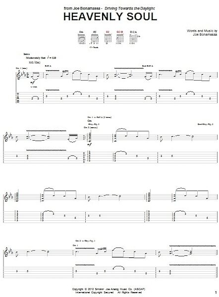 open zoom image for Heavenly Soul - Guitar TAB, New, Main