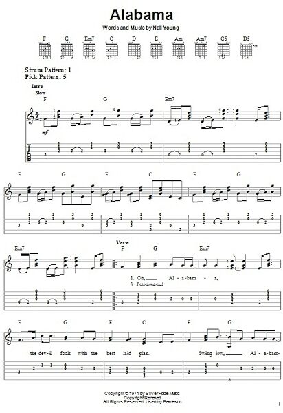 open zoom image for Alabama - Easy Guitar with TAB, New, Main