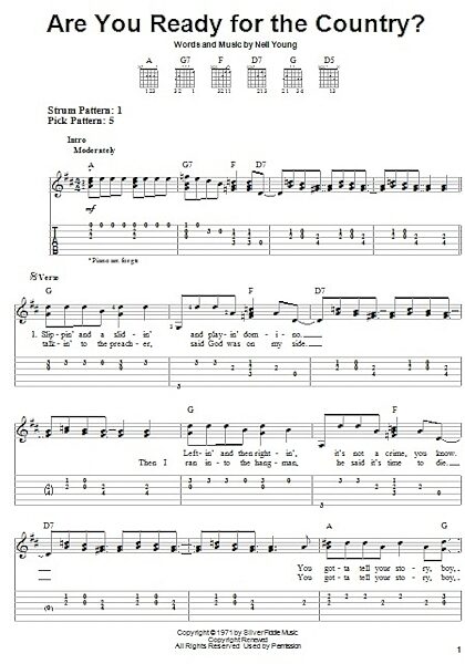 open zoom image for Are You Ready For The Country? - Easy Guitar with TAB, New, Main