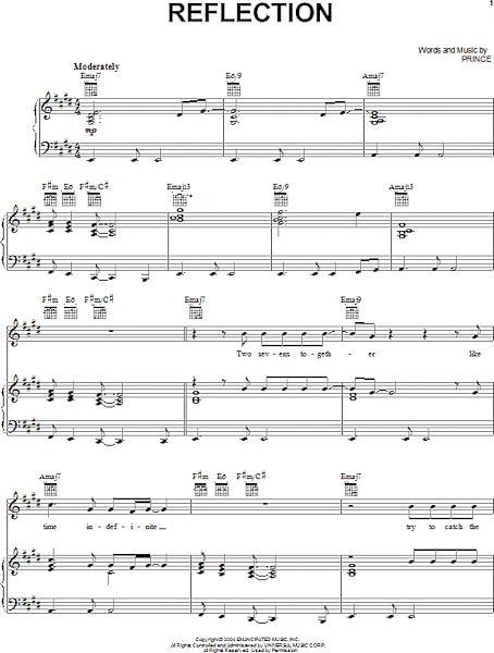 open zoom image for Reflection - Piano/Vocal/Guitar, New, Main