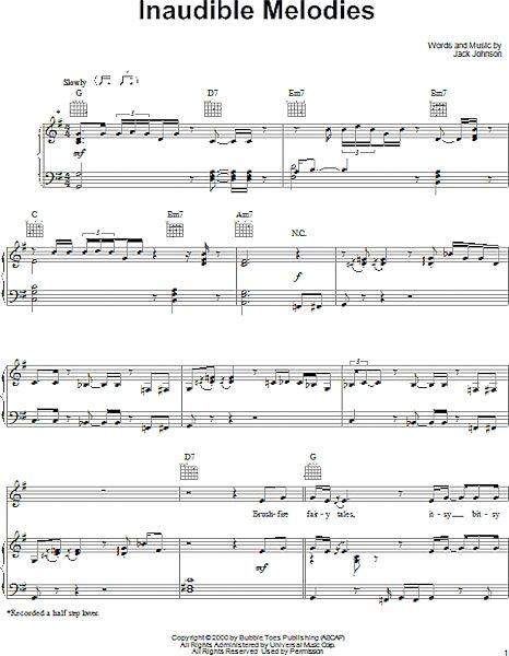 open zoom image for Inaudible Melodies - Piano/Vocal/Guitar, New, Main