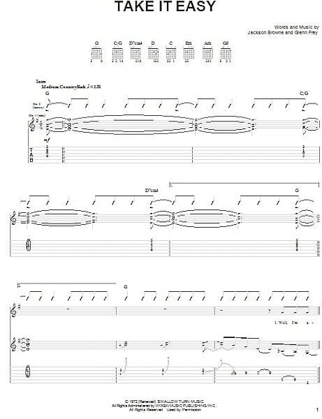 open zoom image for Take It Easy - Easy Guitar, New, Main